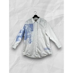Aritzia Wilfred Free Button Down Shirt Boyfriend Fit Size 3